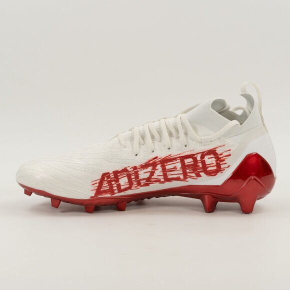 Adidas Adizero Primeknit \'White Team Power Red\' HP8740 Football Cleats size 12.5 main image 6